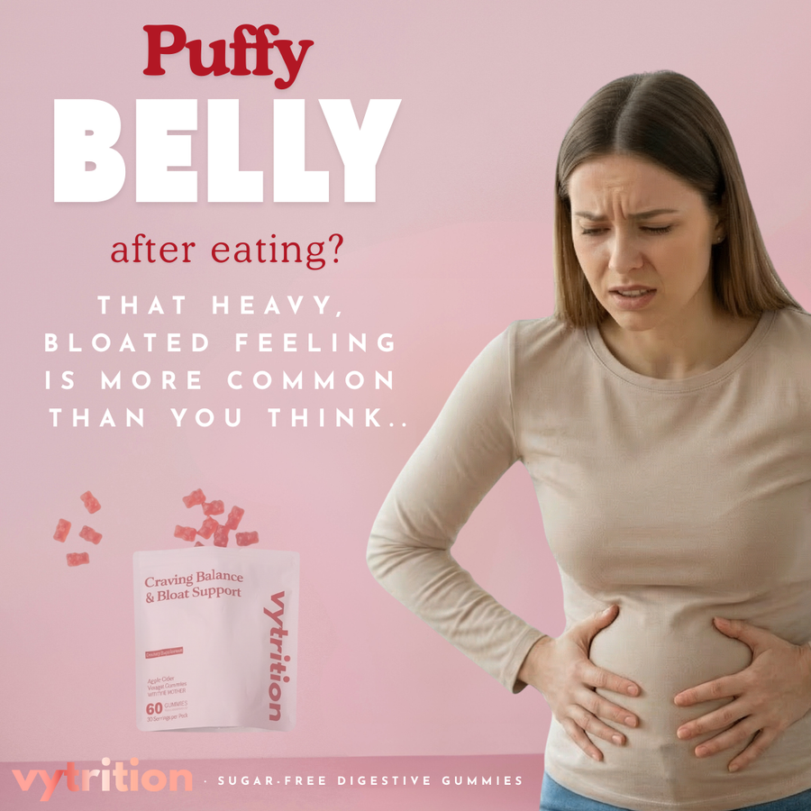 Bloat Support Sugar-Free Apple Cider Vinegar Gummies with The Mother