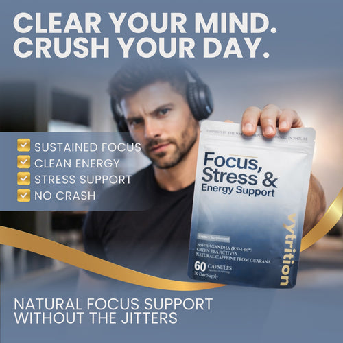 Focus, Stress & Energy Support Capsule