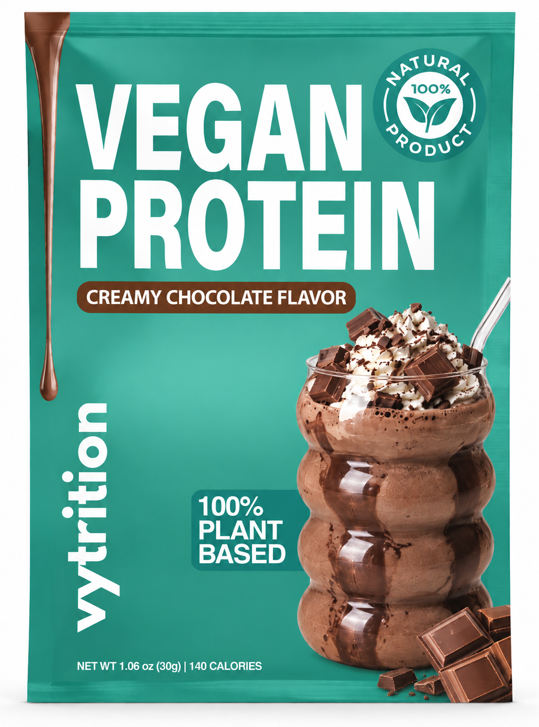 FREE SAMPLE - Organic Plant Protein Powder Chocolate