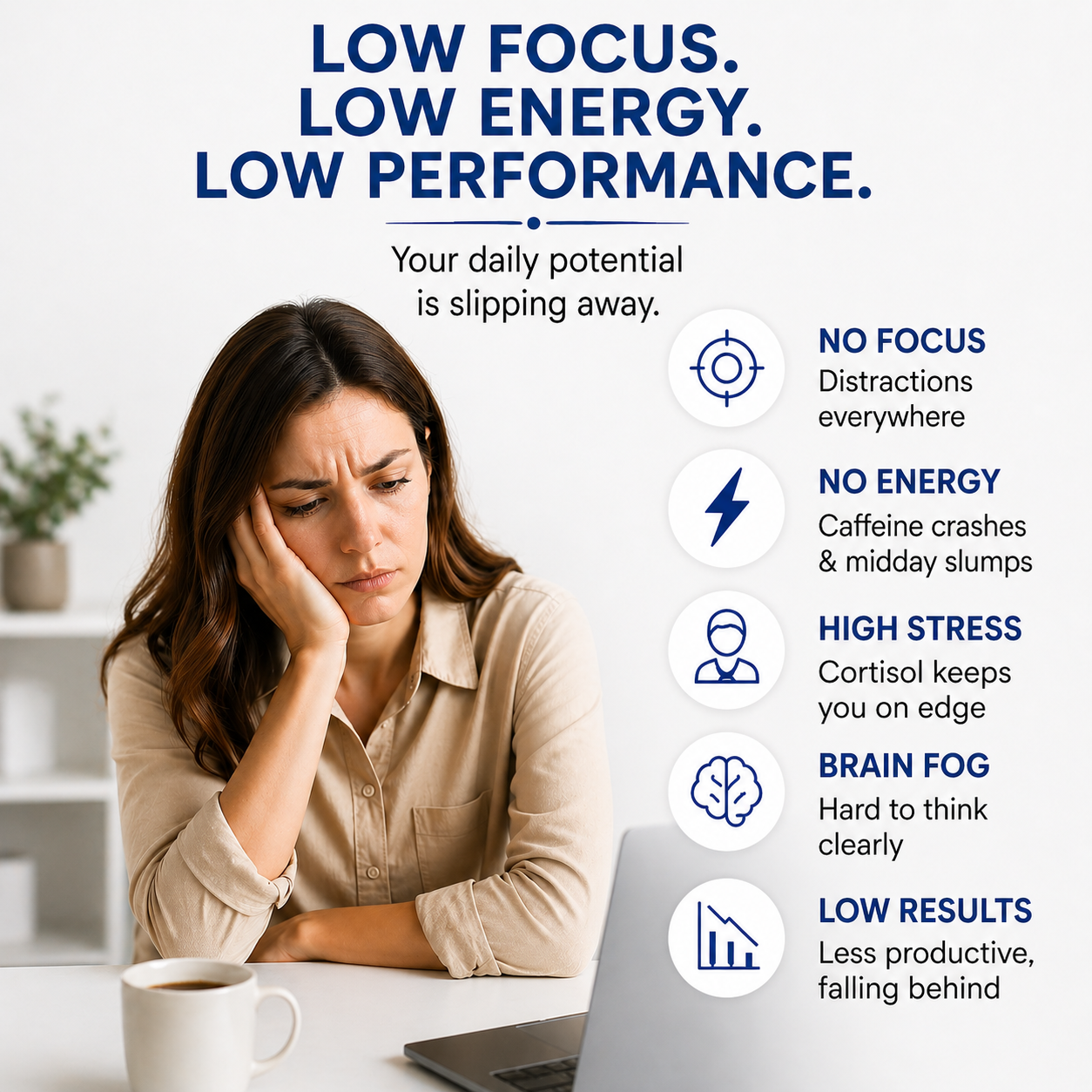 Focus, Stress & Energy Support Capsule